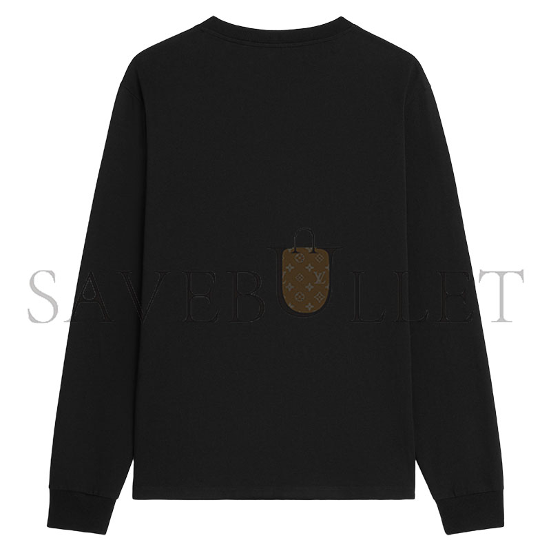 Ce1i*e LONG SLEEVED T-SHIRT IN COTTON JERSEY RX0LE1242.38AW
